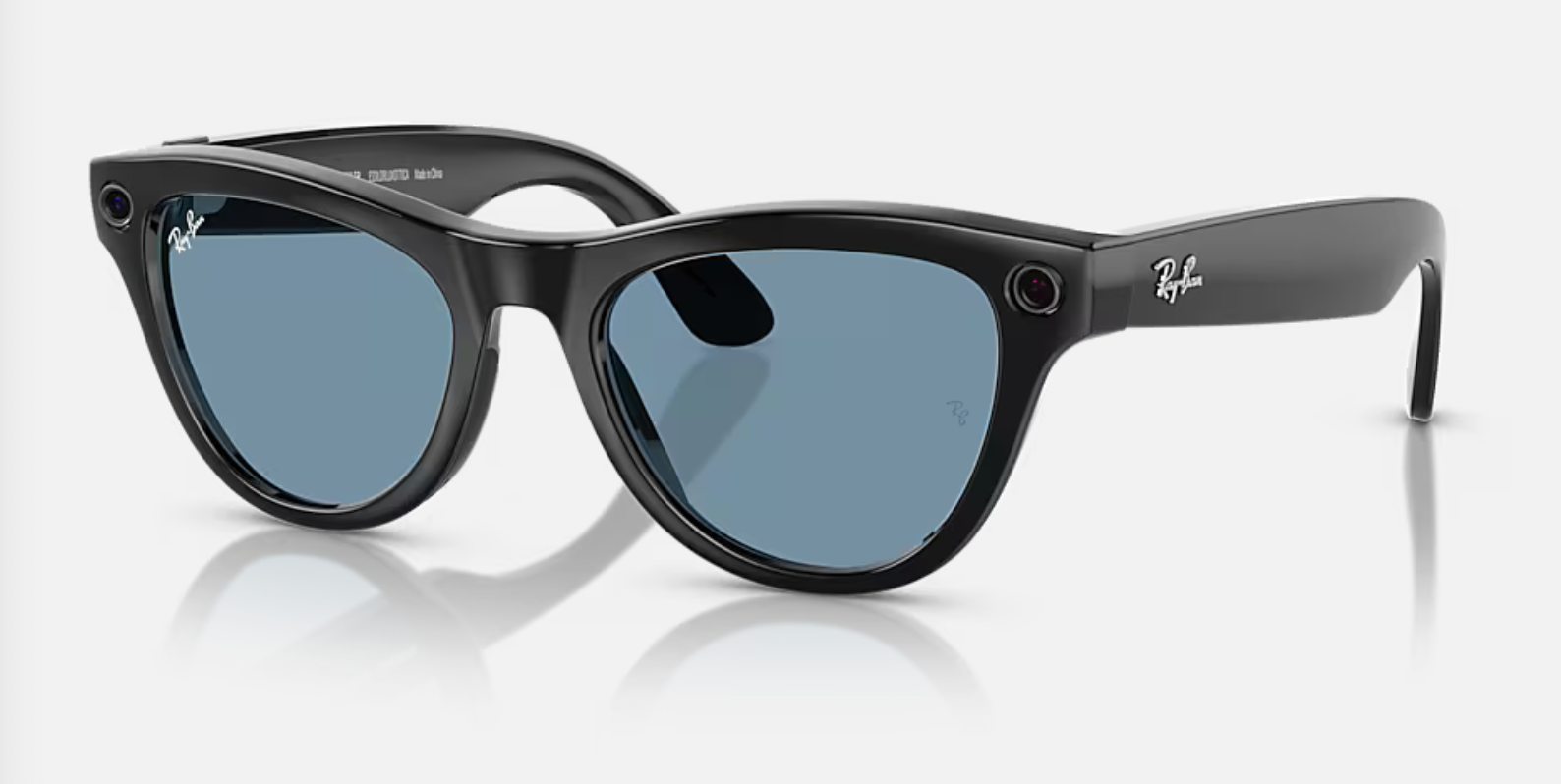 RAY-BAN, 0RW4010 Meta Skyler (Gen 1), Transitions Clear/Cerulean Blue Black, 52